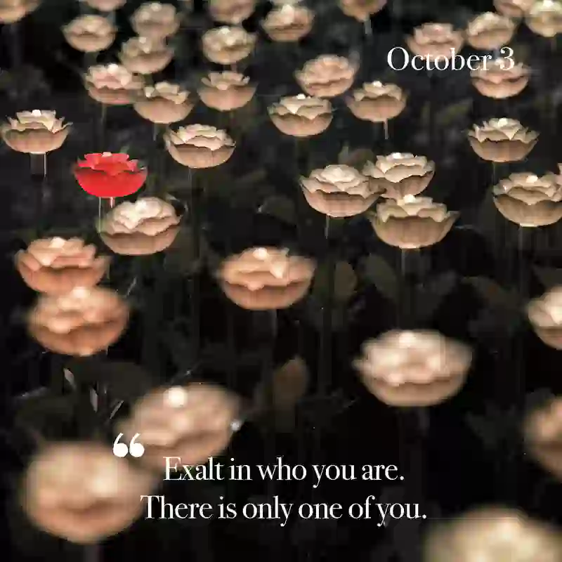 October 3 Reflection artwork